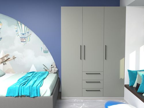 купить Мебель для прихожей Bayro Serenity 1500x2200x518 trend grey cu 3 sertare в Кишинёве 
