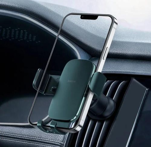 cumpără Suport auto Baseus SUJS000006 Car Holder Metal AgeⅡ Gravity (Air Outlet Version), Green în Chișinău 