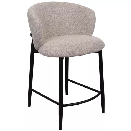 купить Барный стул Deco Darian Beige Black Leg в Кишинёве 
