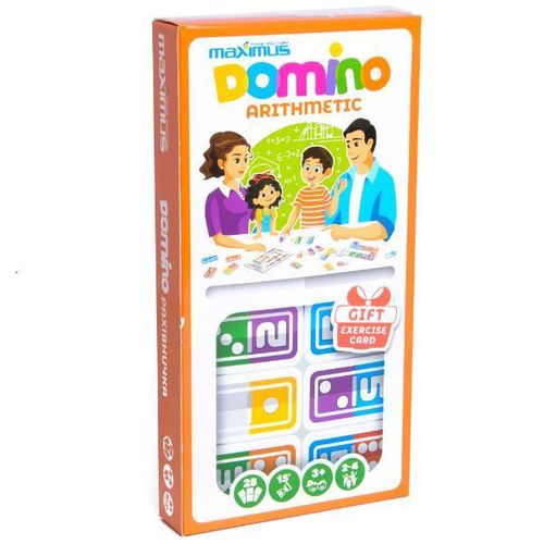 cumpără Joc educativ de masă Maximus MX5491 Domino matematic, 28 piese în Chișinău 