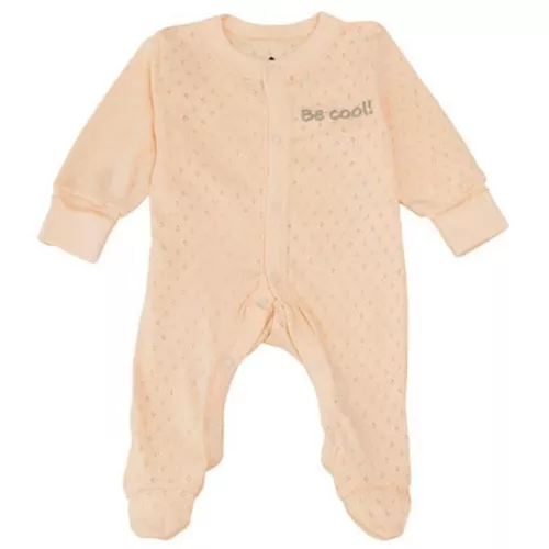 купить Детская одежда Minikin 25160562 Комбинезон Ажурный листик р-р62, персиковый, девочка в Кишинёве 