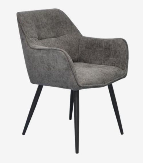 купить Комплект стол и стулья Evelin di Costacurta стол DT-402-3B + 4 стула YTC-090B Dark grey в Кишинёве 