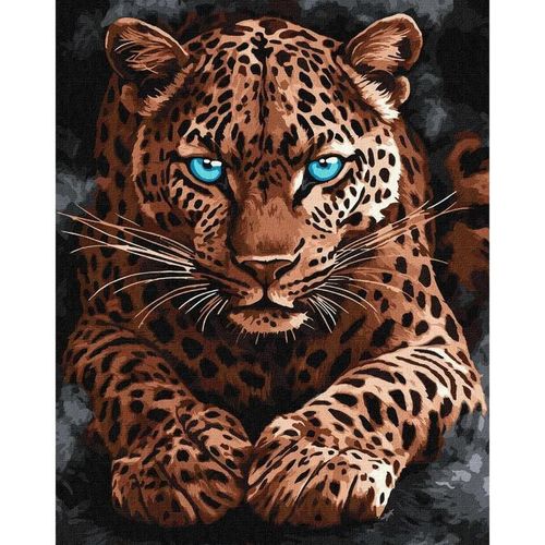 купить Картина по номерам Ideyka (KHO6814) A wild cheetah, 40х50 в Кишинёве 