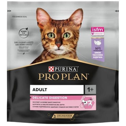 cumpără Hrană pentru animale de companie Purina Pro Plan Delicate p/pisici (curcan) 400g (8) în Chișinău 