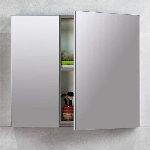 купить Зеркало для ванной Bayro Dorado 800x700 бетон чикаго тёмный в Кишинёве 