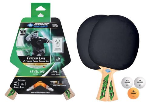 купить Теннисный инвентарь Donic 5388 Palete tenis masa 2+3 mingi Fetzner 400, 1.6 mm 788468 в Кишинёве 