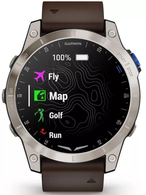 купить Смарт часы Garmin D2™ Mach 1, Aviator Smartwatch with Oxford Brown Leather Band (010-02582-55) в Кишинёве 