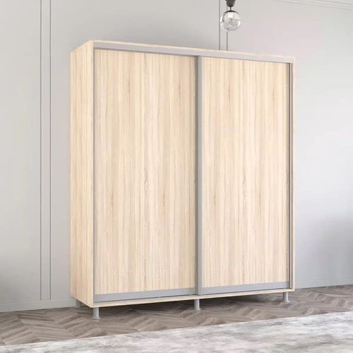 купить Шкаф Mobildor-Lux Раздвижные двери Aron-S из ДСП (200x60x220H см) Sonoma в Кишинёве 