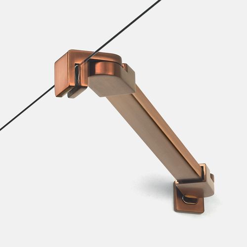 купить Душевая кабина New Trendy New Soleo Copper Brushed pentagonal 90x90x195 Hinged 6mm Active Shiel K-1701 в Кишинёве 