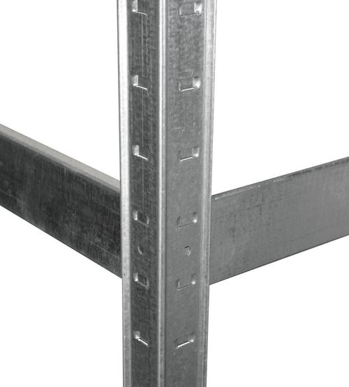 купить Cтеллаж складской Nex Home Raft metalic Standard 2400x1200x500mm, 5 nivele MDF, galvanizat в Кишинёве 