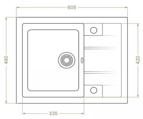 купить Мойка кухонная Montebella 615*500 KOALA в Кишинёве 