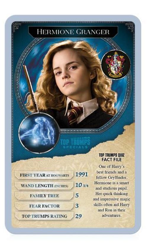 купить Настольная игра Winning Moves WM01200-EN1-6 Top Trumps Harry Potter: 30 witches&Wizards (en) в Кишинёве 