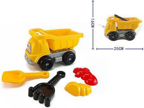 купить Игрушка Promstore 45065 Набор игрушек для песка в машине 5ед, 24x16cm в Кишинёве 