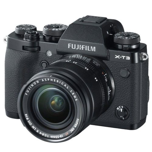 купить Фотоаппарат беззеркальный FujiFilm X-T3 /XF18-55mm F2.8-4 R LM OIS Kit black в Кишинёве 