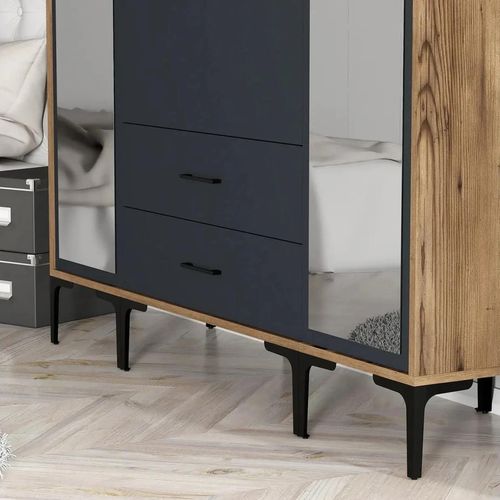 cumpără Dulap Trendy Kumsal RTR-Nuc, Antracit în Chișinău 