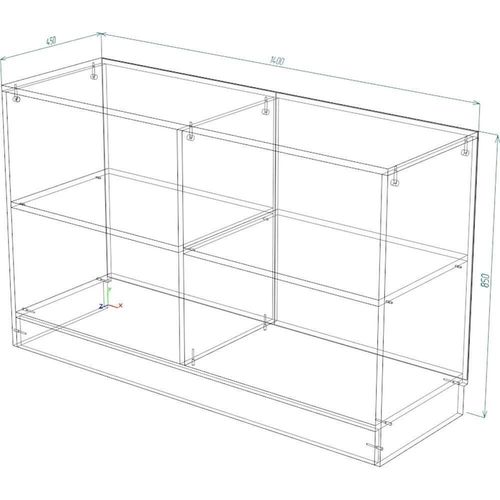 купить Комод Smartex (16394) Т7 140cm Kashemir в Кишинёве 