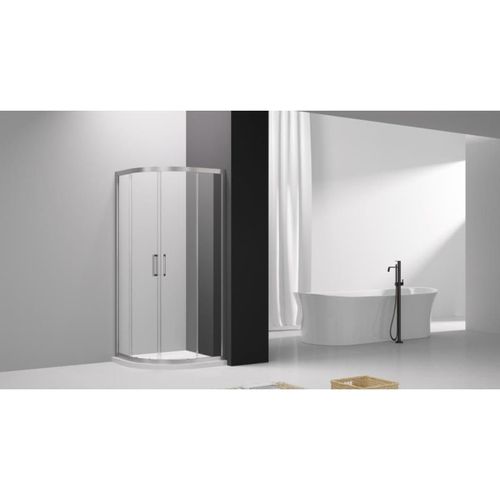 cumpără Cabină de duș miscellaneous XACQ 90x 90x200 BRUSHED MATTE NICKLED 6mm în Chișinău 