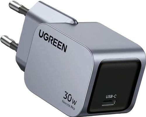 купить Зарядное устройство сетевое Ugreen 35006, Nexode Pro GaN Charger 1xType-C 30W X703, Space Grey в Кишинёве 
