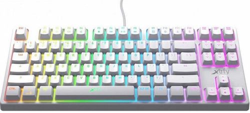 cumpără Tastatură Xtrfy XG-K4-RGB-TKL-WH-R-UKR K4 TKL RGB Kailh Red (Eng/Rus/Ukr), White în Chișinău 