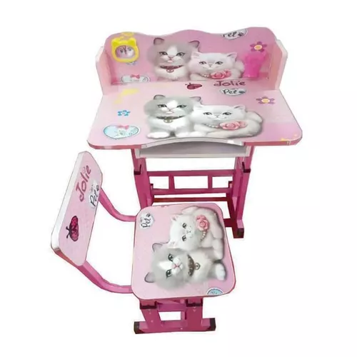 cumpără Set de mobilier pentru copii 4Play Jonie Pet Pink детская парта în Chișinău 