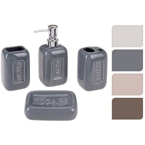 cumpără Set pentru baie Promstore 40307 Набор для ванной керамический Bathroom 4ед în Chișinău 