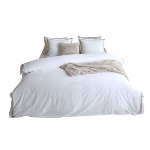 cumpără Lenjerie de pat Riviera Maison 333028 Whisper 200x200/220 White în Chișinău 