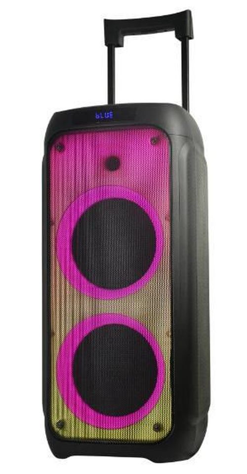 купить Колонка портативная Bluetooth Eden Party Speaker ED-1016 with 2 Wireless Microphones 100W, Black в Кишинёве 