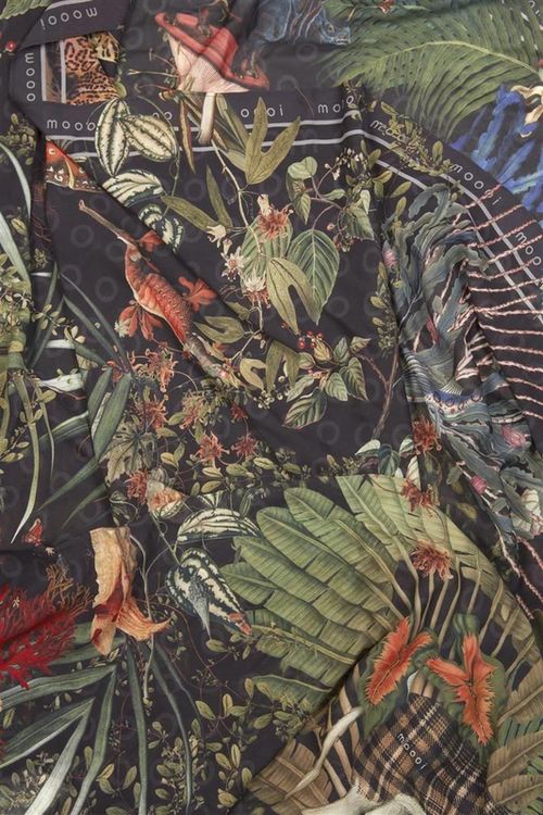 cumpără Textile de casă Moooi 239559 Menagerie of Ext An XL Scarf 132x285 Raven în Chișinău 