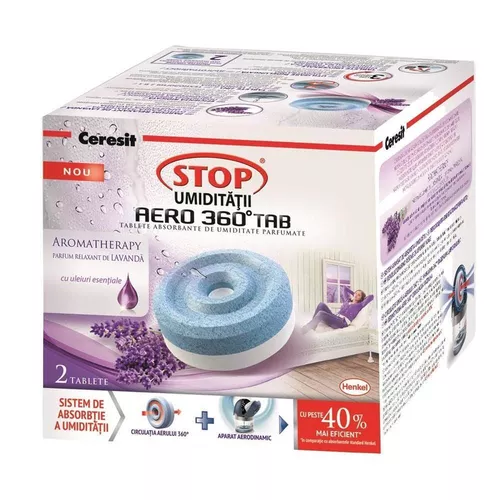 cumpără Dezumidificator de aer Ceresit 6657 Rezerva Lavanda 2 x 450g în Chișinău 