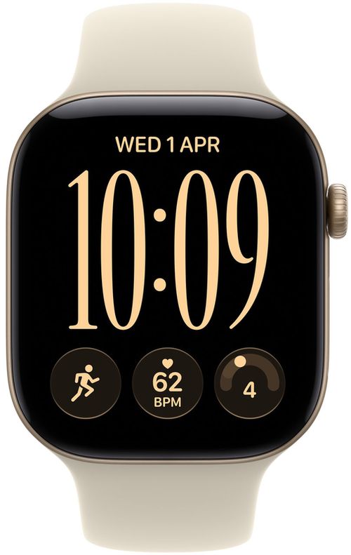 cumpără Ceas inteligent Apple Watch Series 12 GPS 42mm Light Gold Aluminium Case with Sand Sport Band M/L MJEE4 în Chișinău 