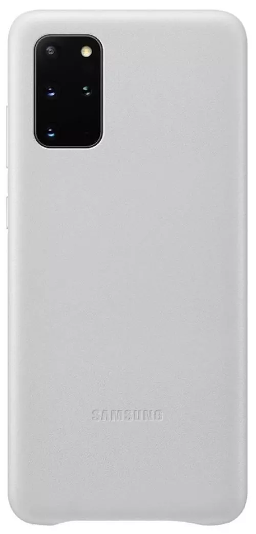 купить Чехол для смартфона Samsung EF-VG985 Leather Cover Grayish White в Кишинёве 