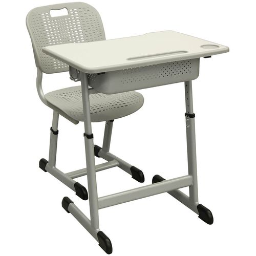 купить Набор детской мебели Deco Banca + scaun scolar A80-01 Grey в Кишинёве 