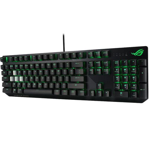 купить Клавиатура ASUS ROG Strix Scope RX optical RGB gaming keyboard for FPS gamers, ROG RX Optical Mechanical Switches, Aura Sync RGB illumination, IP56 water and dust resistance, USB 2.0 passthrough, Alloy top plate, gamer (tastatura/клавиатура) BFR в Кишинёве 