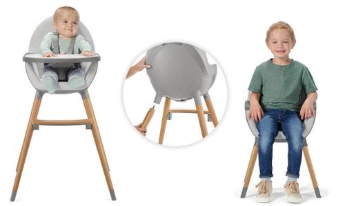 cumpără Scaun de masă KinderKraft Fini 2 GREYKHFINI02GRY0000 grey în Chișinău 