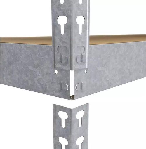 купить Cтеллаж складской Nex Home Raft metalic Titan 2160x1200x800 mm, 5 nivele MDF, galvanizat в Кишинёве 