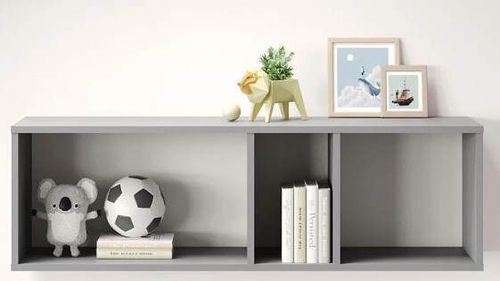 cumpără Raft decorativ MebelStar LILU 110x27x34 Grey (MBS-1366) în Chișinău 