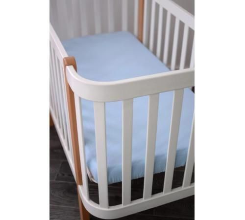 cumpără Lenjerie de pat pentru copii Veres 142.1.02 Простынь 120x60 (Муслин бголубой) în Chișinău 