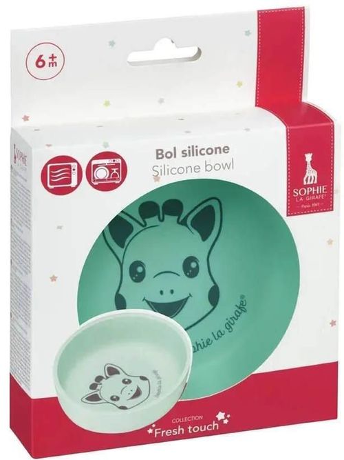 купить Посуда для кормления Sophie la Girafe 480004 Bol din silicone в Кишинёве 