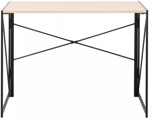 купить Офисный стол Deco Aspen 100x50x75H Oak/Black в Кишинёве 