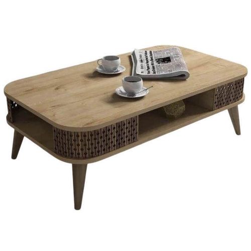 cumpără Măsuţă cafea Trendy Eylul, Stejar 105x34x60cm în Chișinău 