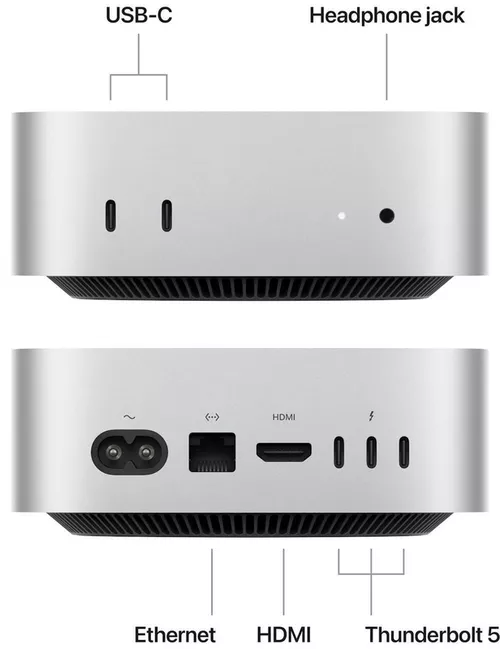 купить Системный блок Apple Mac mini M4 Pro 12c/16g RAM 24GB SSD 512GB MCX44 в Кишинёве 