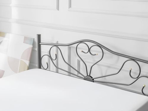 купить Кровать Evger K-50 180x200cm Grey (без матраса) в Кишинёве 