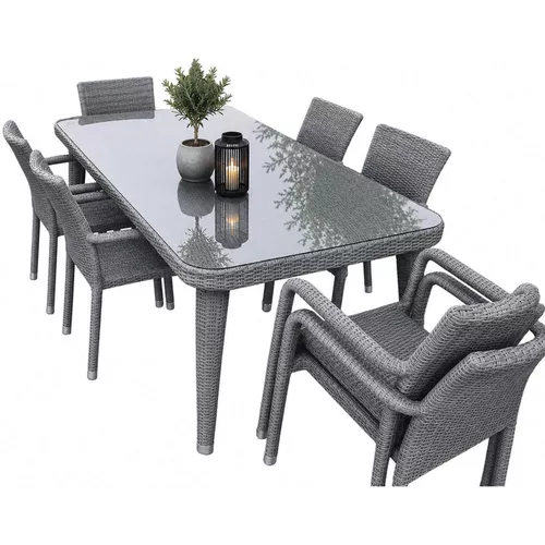 cumpără Mobilier pentru grădină SunYard Set Talya, 708 gri, 8 fotolii (fara perne) în Chișinău 