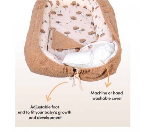 купить Гнездо для новорожденных Sevi Bebe 280-14 Teddy Brown в Кишинёве 