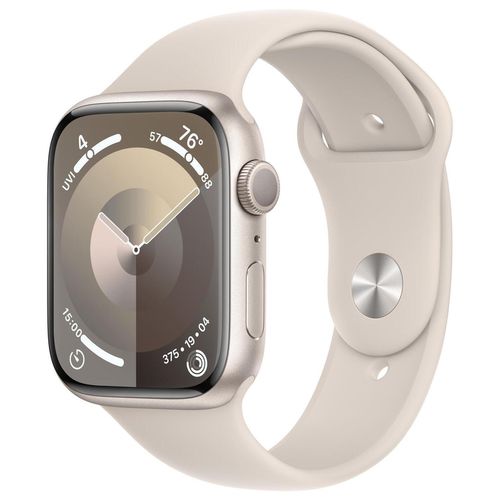 купить Смарт часы Apple Watch Series 9 GPS 45mm Starlight - S/M MR963 в Кишинёве 