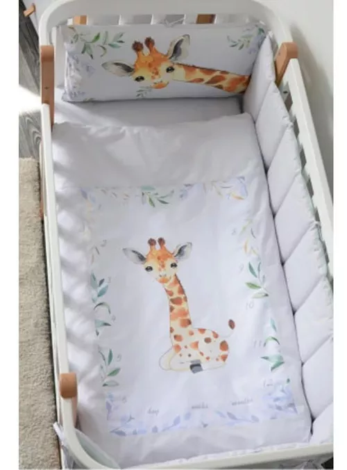 купить Детское постельное белье Veres 217.06.1 Giraffe New (6ед.) в Кишинёве 