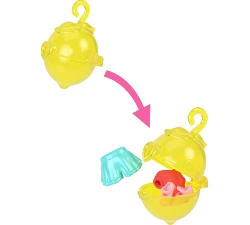 купить Игрушка miscellaneous JKR51 Polly Pocket стильный браслет клубника набор с брелком и куклой в Кишинёве 