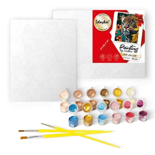 купить Картина по номерам Ideyka (KHO8561) Magic butterflies with extra metallic paints, 40х50 в Кишинёве 