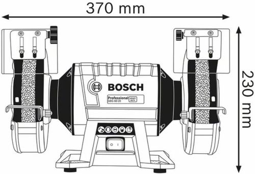 купить Стационарный инструмент Bosch GBG 60-20 600 W 060127A400 в Кишинёве 