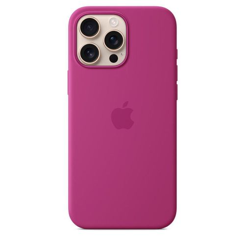 cumpără Husă pentru smartphone Apple iPhone 16 Pro Silicone Case with MagSafe Fuchsia MYYN3 în Chișinău 